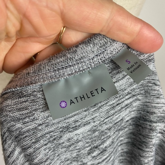 ATHLETA No Sweatin It Spacedye Long Sleeve Tee Small - Picture 7 of 9